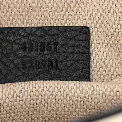 Gucci Dollar Calfskin Bi-Color Small Soho Disco Bag Mystic White Black 7 of 8