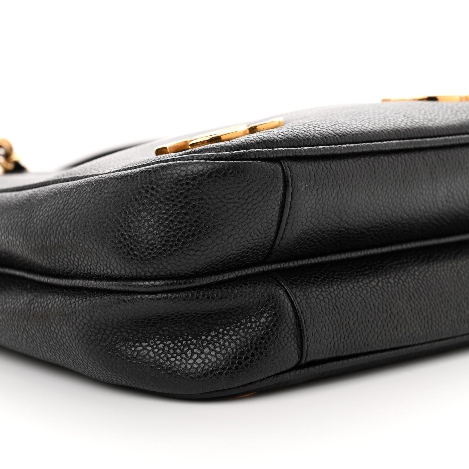 Chanel Caviar CC Shoulder Bag Black 9 of 10