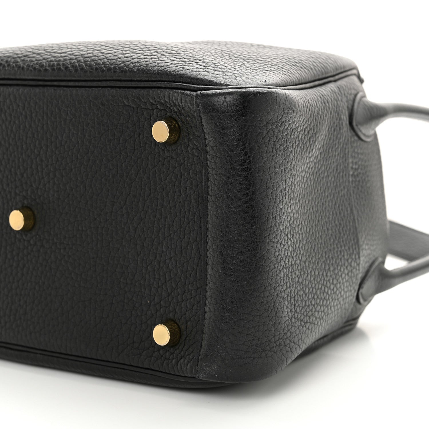 Hermes Taurillon Clemence Lindy 26 Black 10 of 10