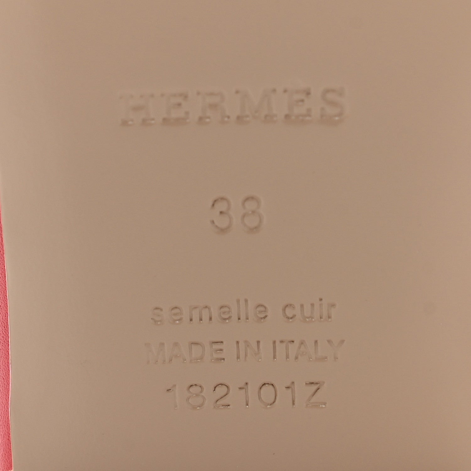 Hermes Calfskin Oz Mules 38 Pavot 7 of 8