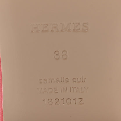 Hermes Calfskin Oz Mules 38 Pavot 7 of 8