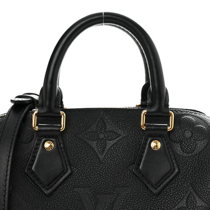 Louis Vuitton Empreinte Monogram Giant Speedy Bandouliere 20 Black 8 of 10