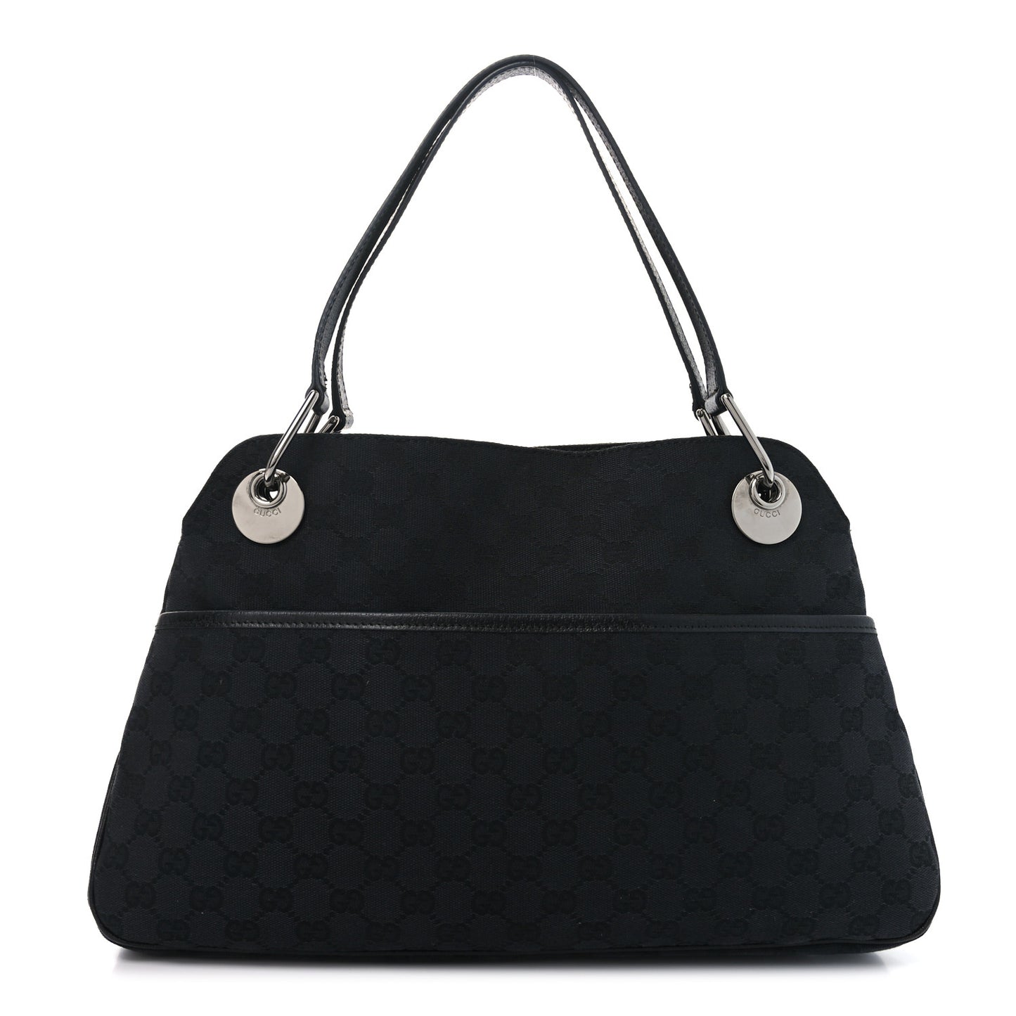 Monogram Medium Eclipse Shoulder Bag Black