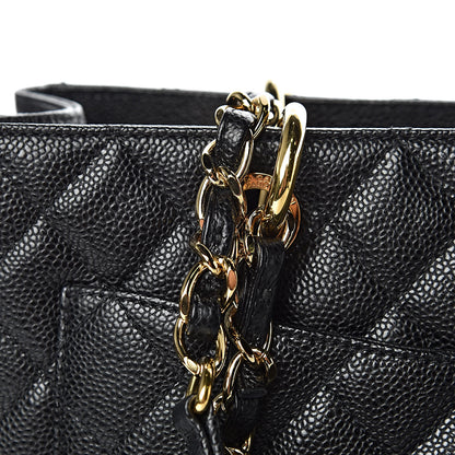 Chanel Caviar Quilted Grand Shopping Tote GST Black 15 of 19