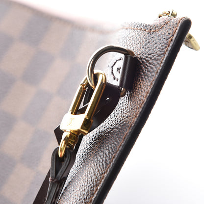 Louis Vuitton Damier Ebene Neverfull MM GM Pochette Rose Ballerine 8 of 9