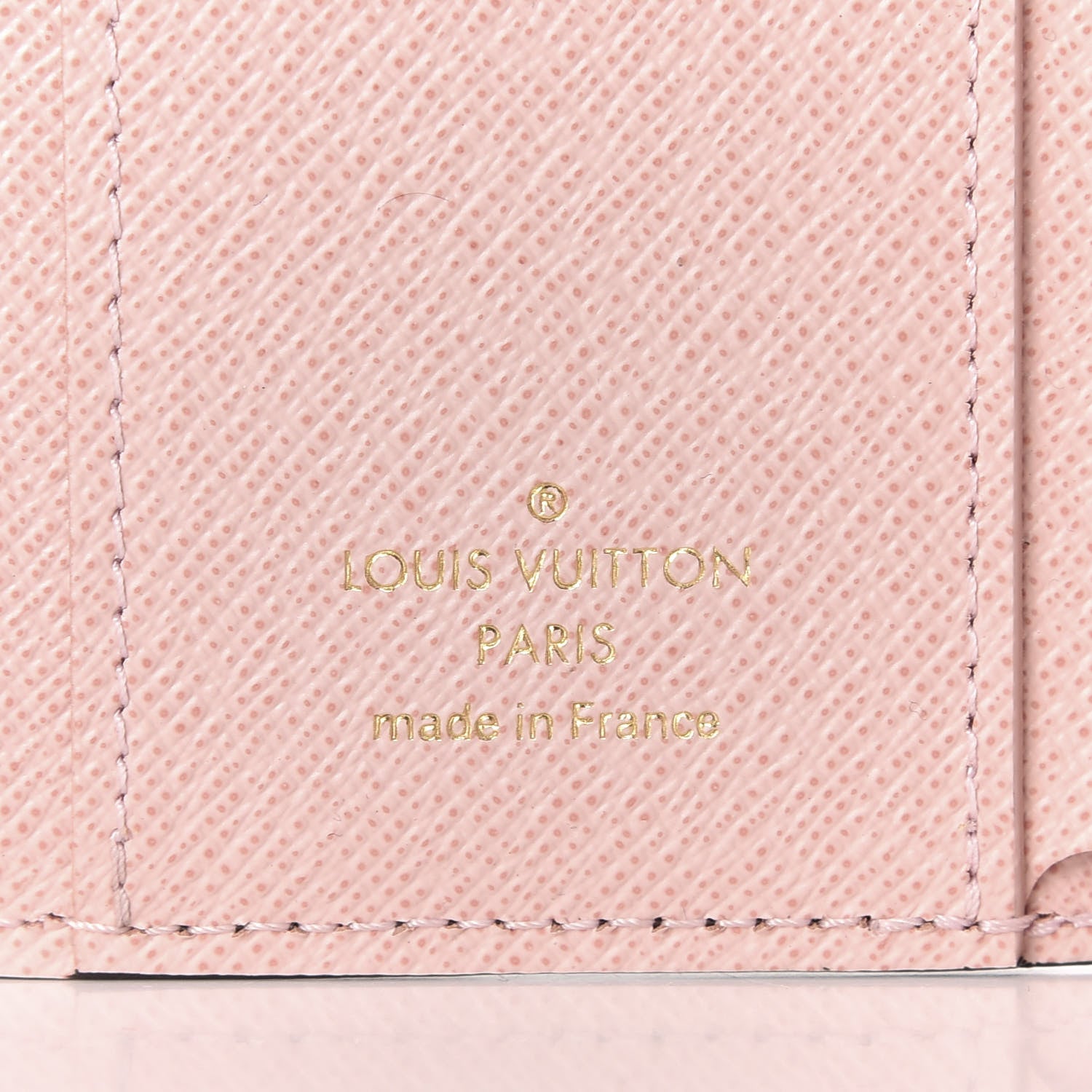 Louis Vuitton Damier Ebene Zoe Wallet Rose Ballerine 6 of 8