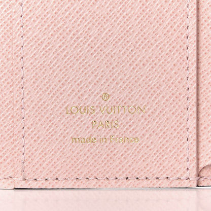 Louis Vuitton Damier Ebene Zoe Wallet Rose Ballerine 6 of 8
