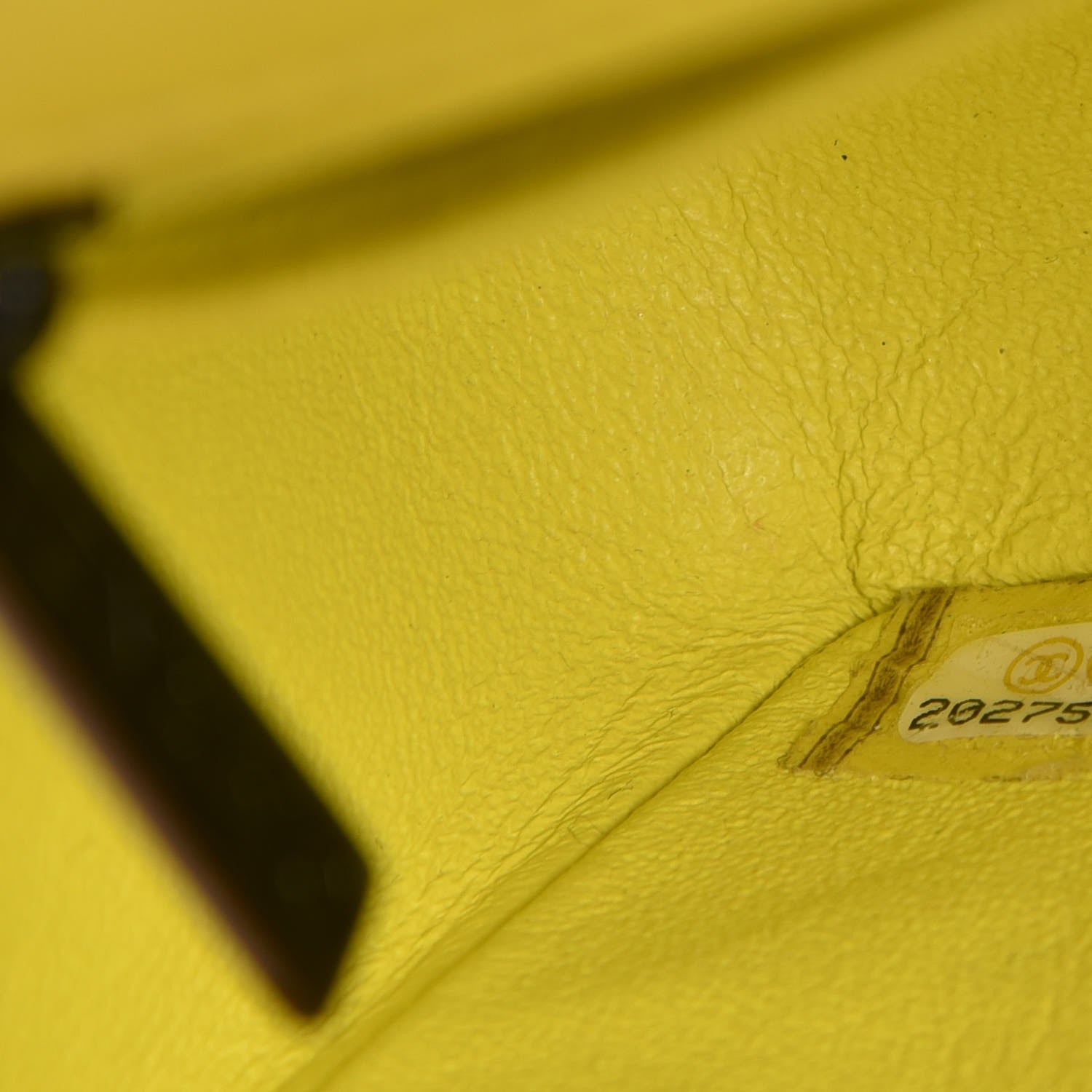 Chanel Velvet Quilted Mini Rectangular Flap Yellow 7 of 7