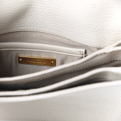 Miu Miu Madras Jeweled Crossbody Bag White 8 of 11