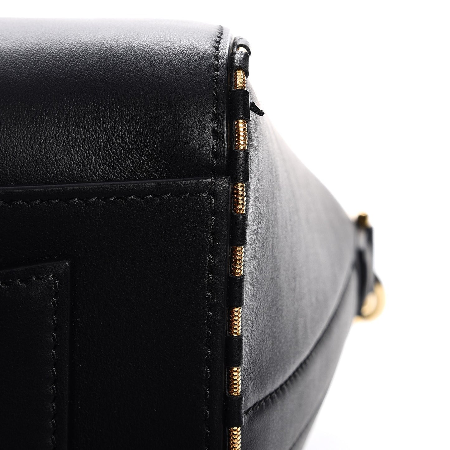 Calfskin Chain Detail Small Antigona Black