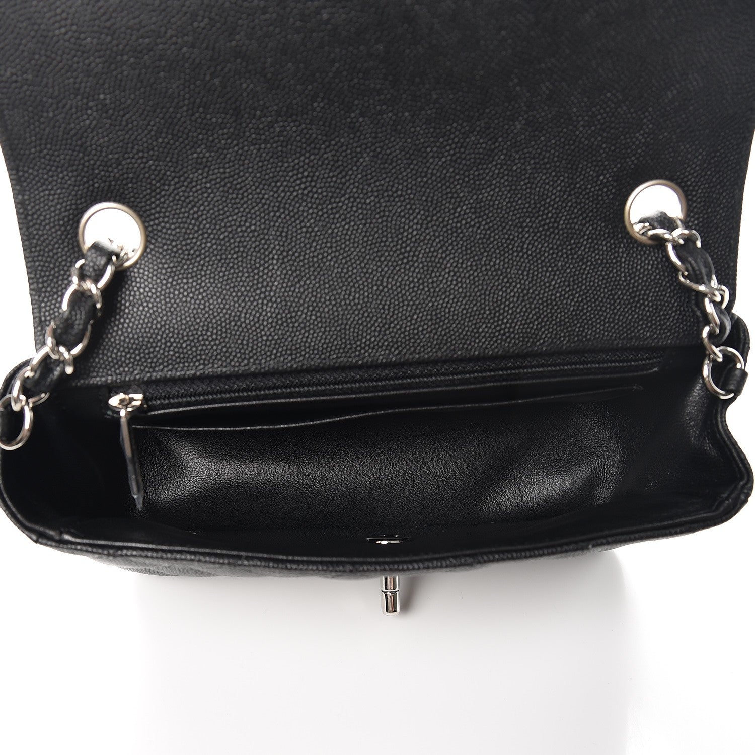 Chanel Caviar Quilted Mini Rectangular Flap Black 5 of 8