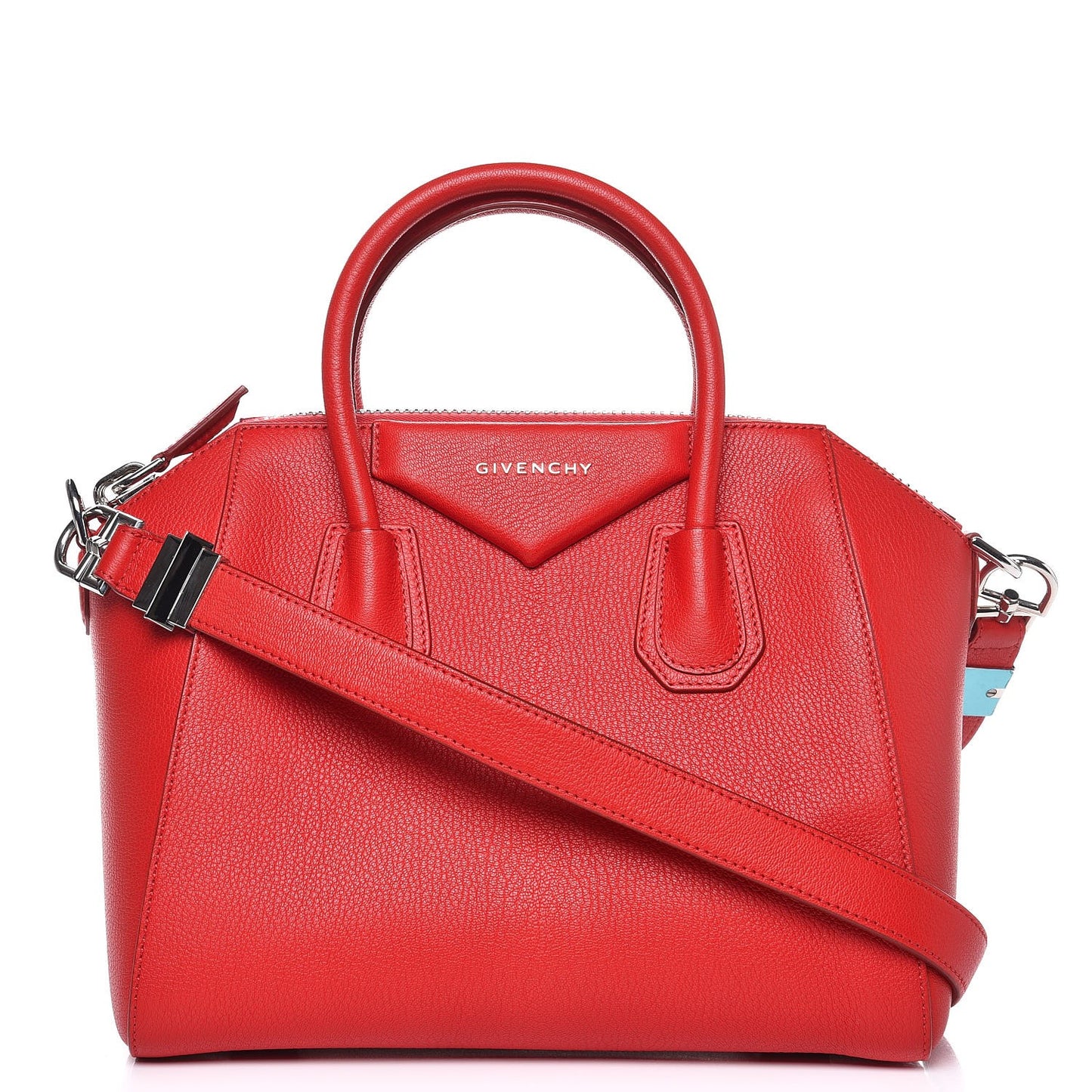 Sugar Goatskin Small Antigona Red