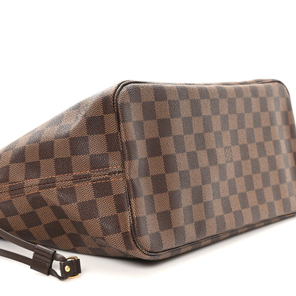 Louis Vuitton Damier Ebene Neo Neverfull MM Rose Ballerine 8 of 9
