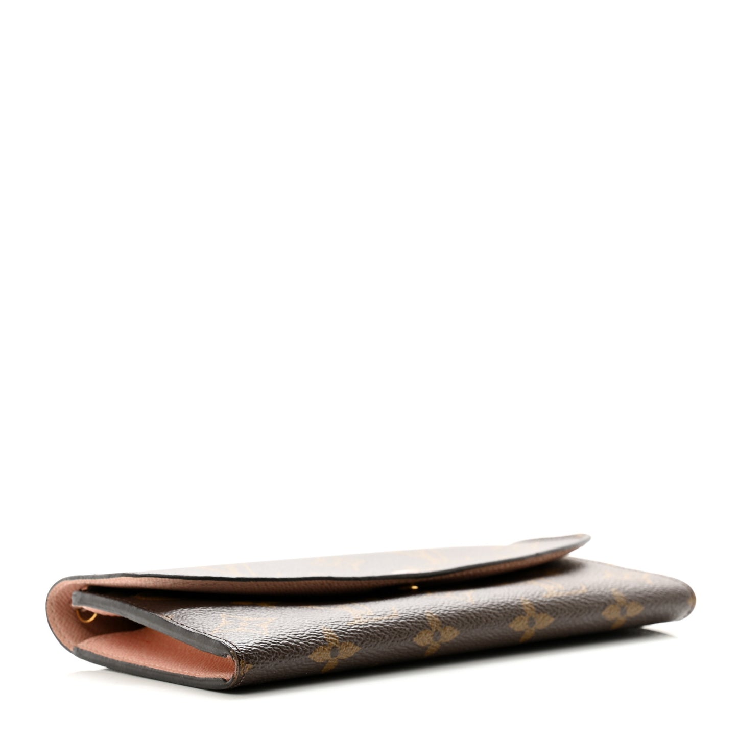 Monogram Emilie Wallet Rose Ballerine