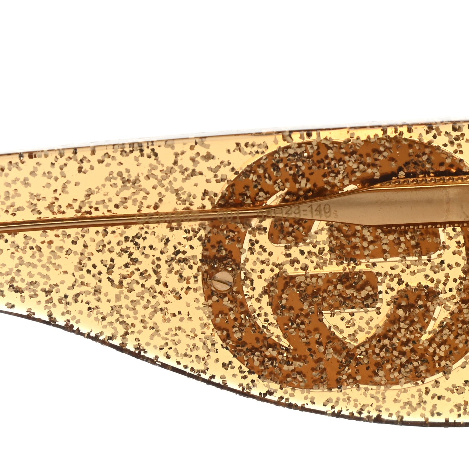 Gucci Acetate Pineapple GG0150/S Sunglasses Gold 5 of 7