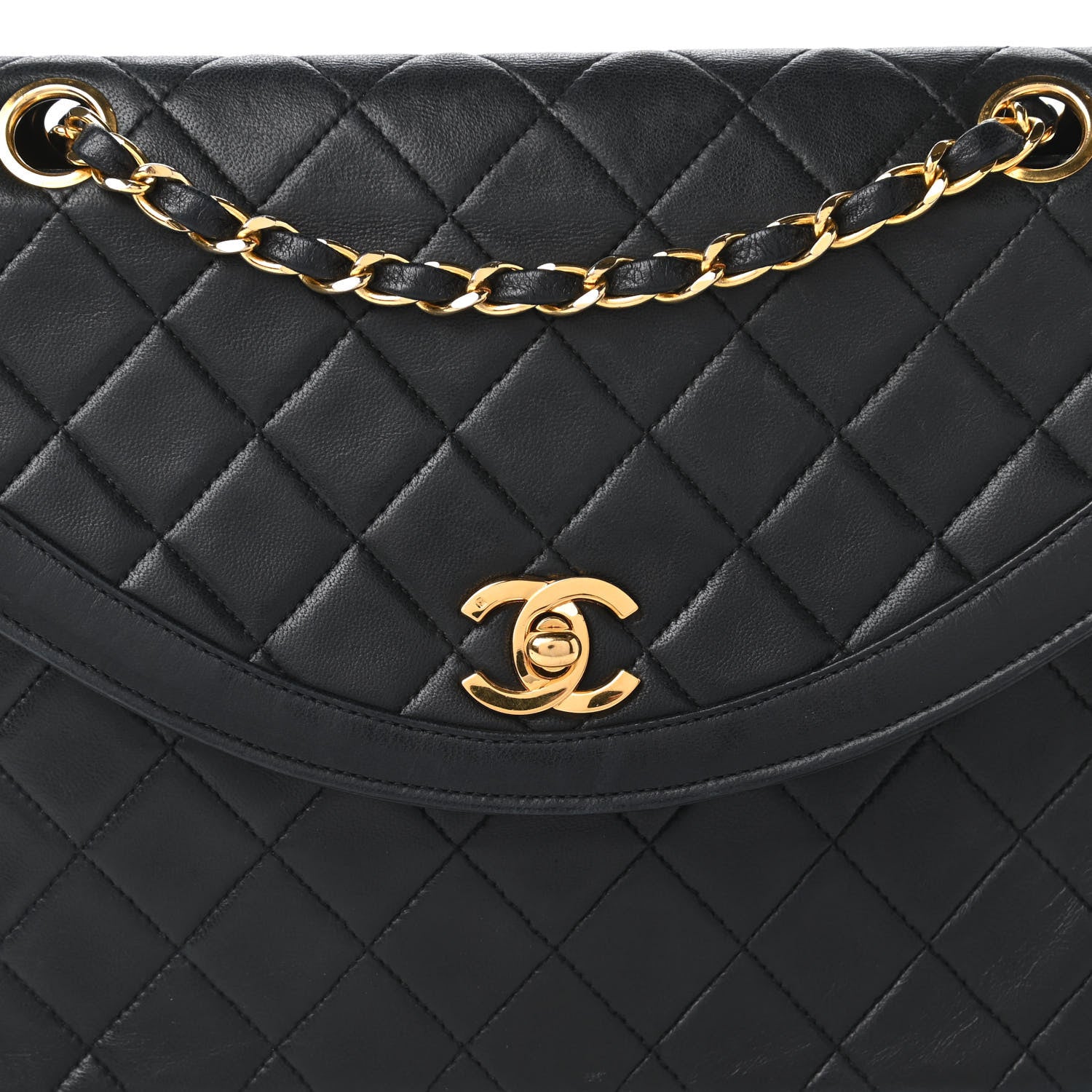 Chanel Lambskin Quilted Small Single Flap Black 11 of 11