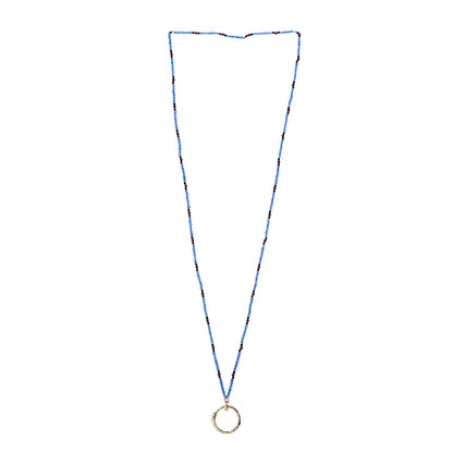 Gucci 18K Yellow Gold Chalcedony Turquoise Ouroboros Pendant Necklace 3 of 6