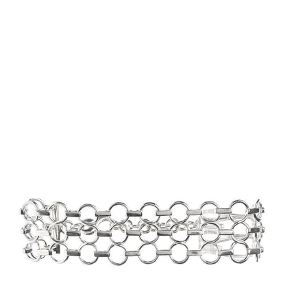 Tiffany Sterling Silver Three-Row Link Bracelet 1 of 5