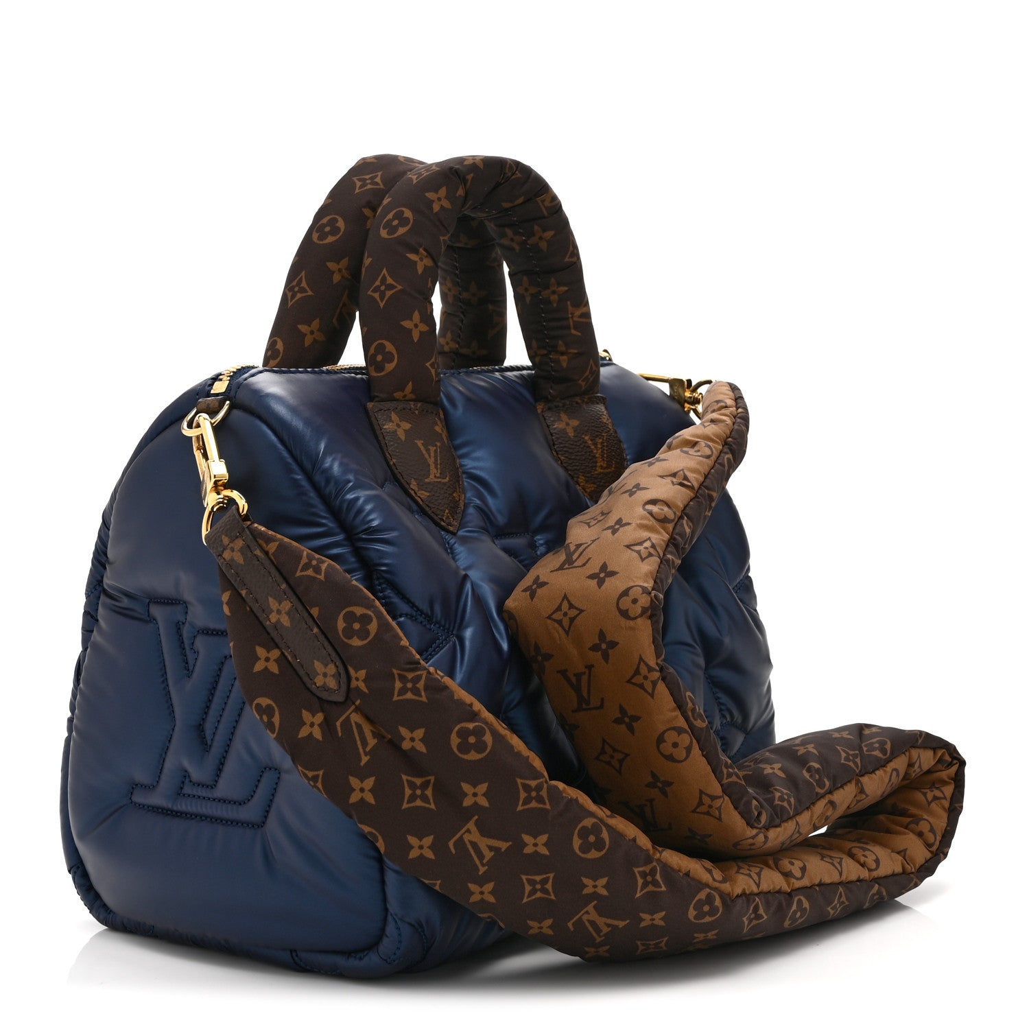 Louis Vuitton Econyl Mini Monogram Pillow Speedy Bandouliere 25 Navy 3 of 9