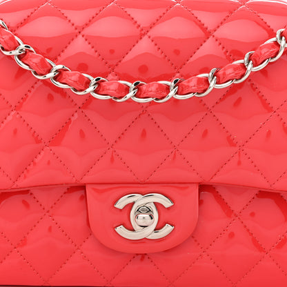 Chanel Patent Quilted Medium Double Flap Pink 9 of 14