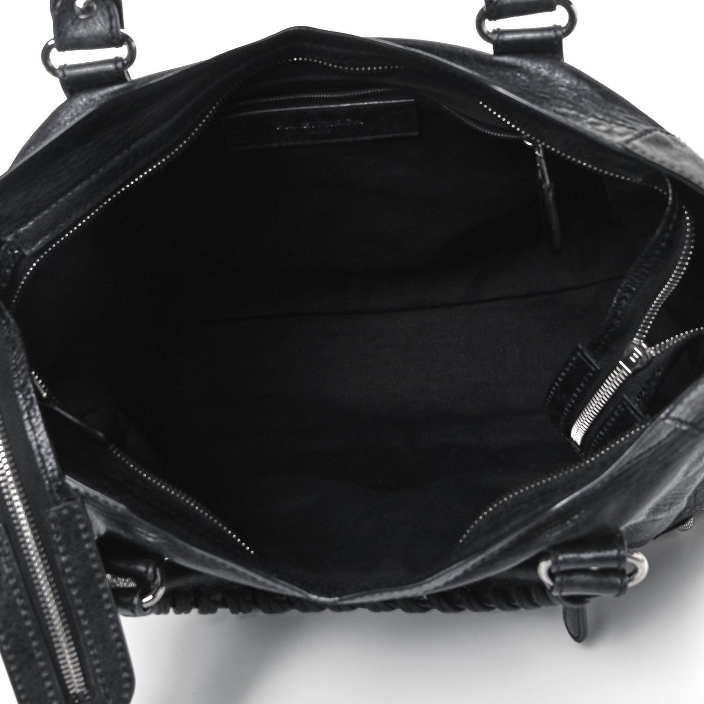 Agneau Giant 12 Silver Hardware City Black