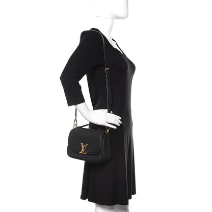 Louis Vuitton Grained Calfskin Vivienne NM Black 2 of 9
