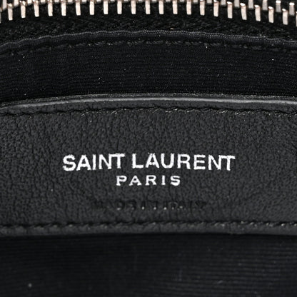 Saint Laurent Calfskin Y Quilted Monogram Toy Loulou Crossbody Bag Military Olive 7 of 18