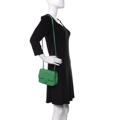 Chanel Caviar Quilted Mini Incognito Square Flap Green 2 of 11