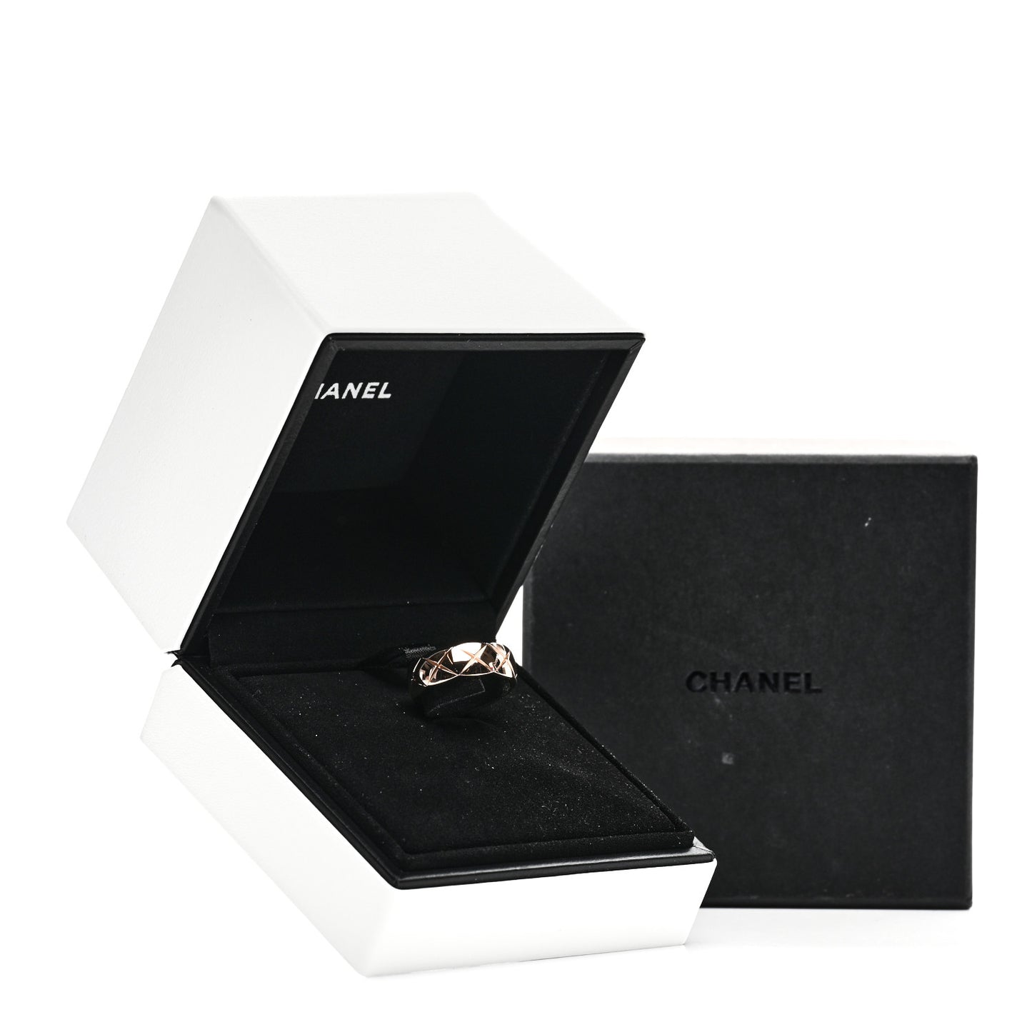 18K Beige Gold Small Coco Crush Ring 53 6.5