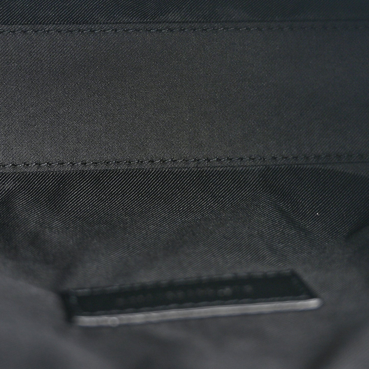 Lambskin Quilted Gaby Cosmetic Pouch Black