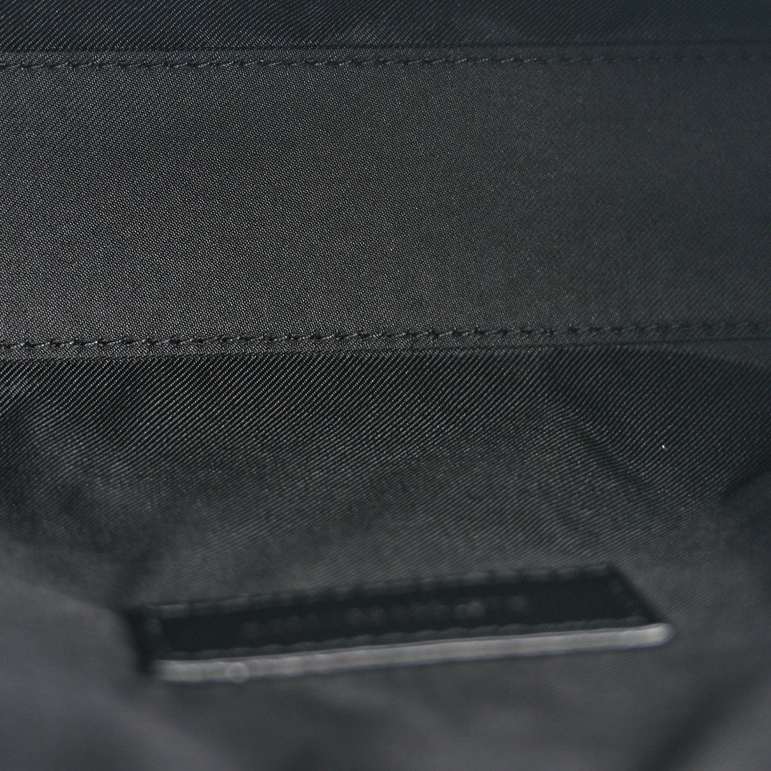 Saint Laurent Lambskin Quilted Gaby Cosmetic Pouch Black 5 of 12