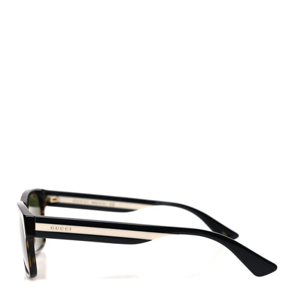 Gucci Acetate Square Frame Web Sunglasses GG0340S Havana 3 of 8