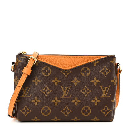 Louis Vuitton Monogram Pallas Clutch Saffron 1 of 11