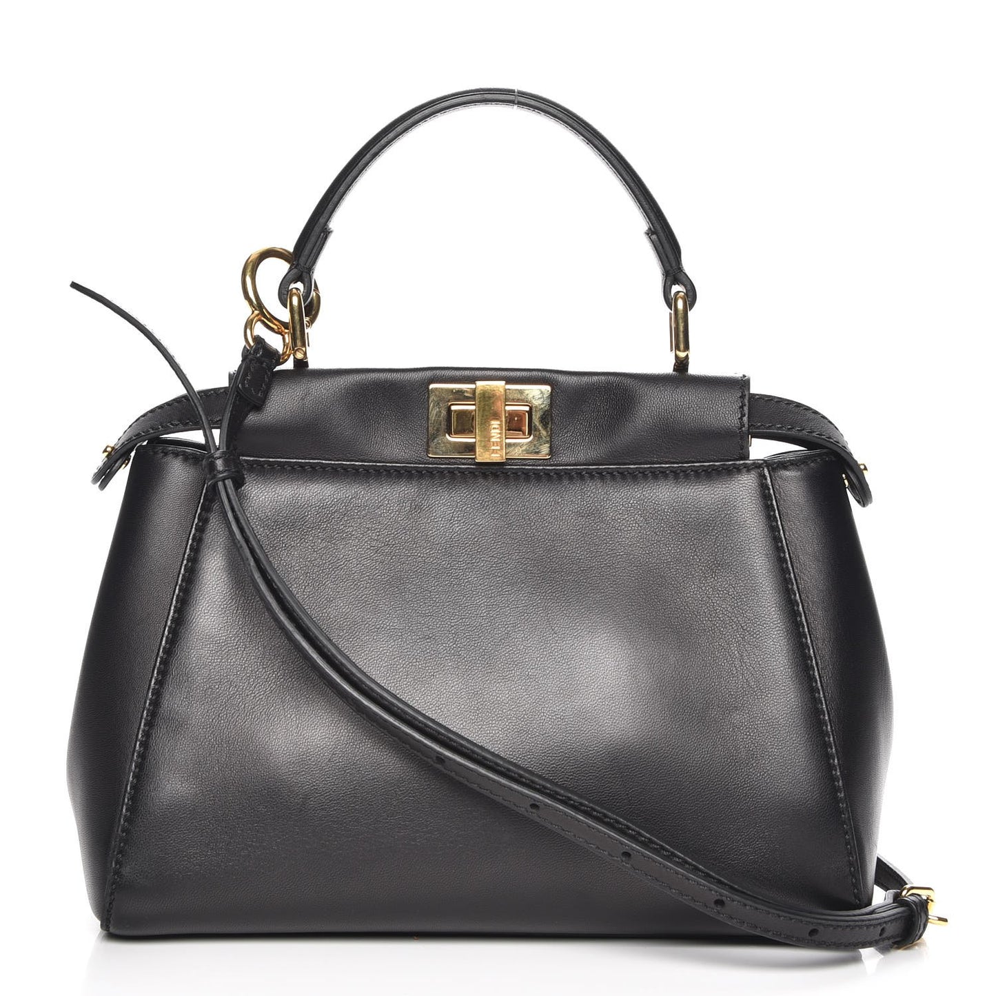 Nappa Mini Peekaboo Iconic Satchel Black