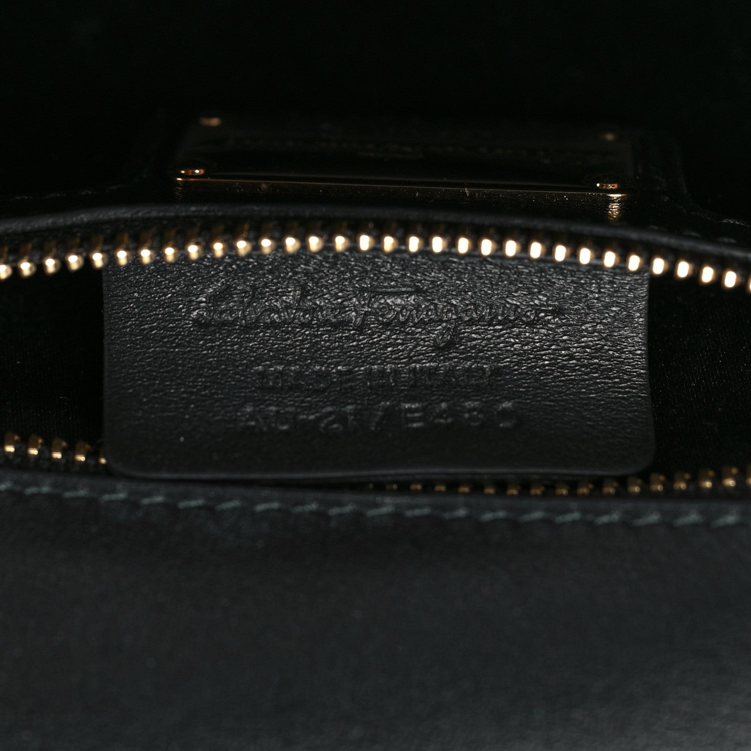Salvatore Ferragamo Patent Ginny Vara Bow Shoulder Bag Black 7 of 9