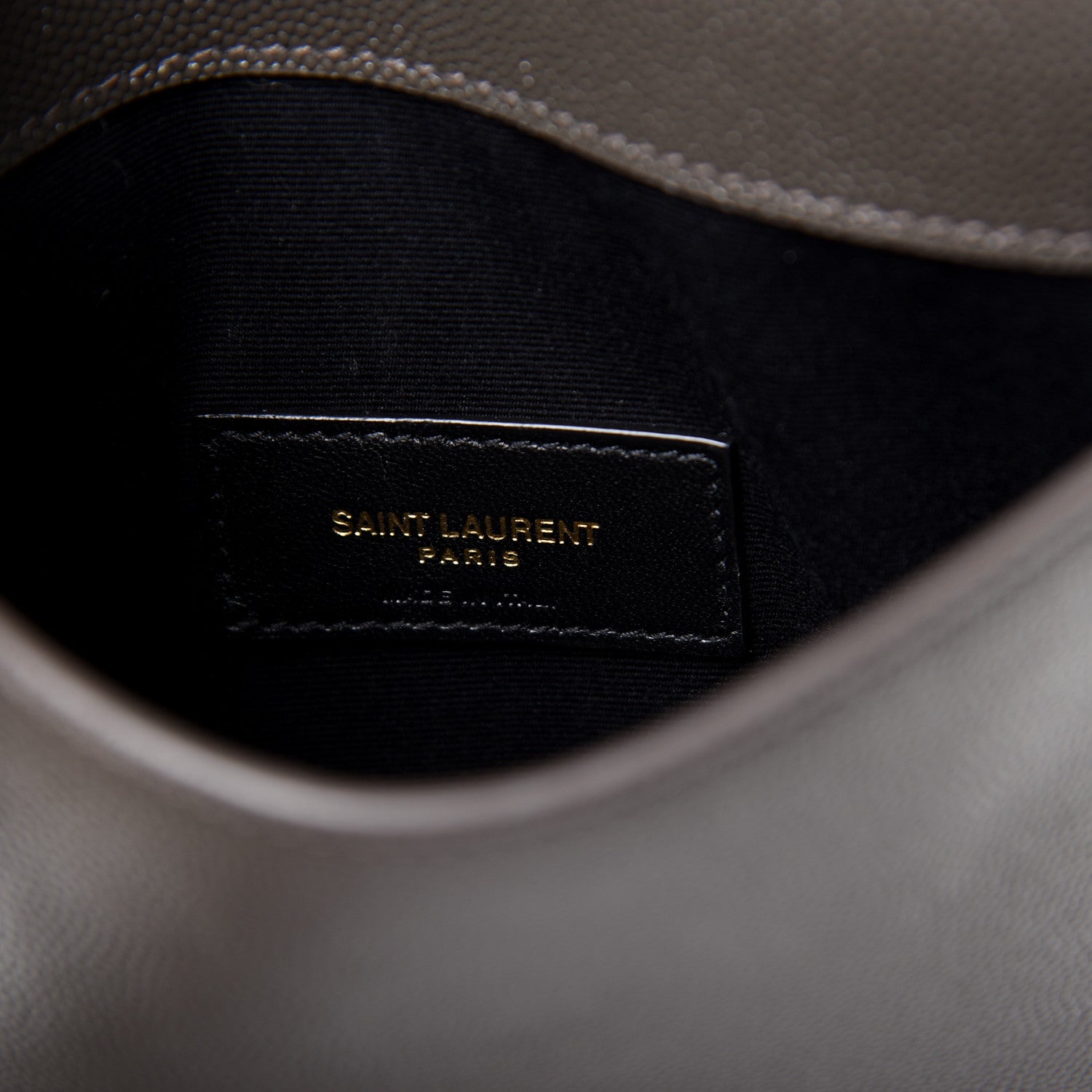 Saint Laurent Grain De Poudre Uptown Baby Pouch Pebble 6 of 7