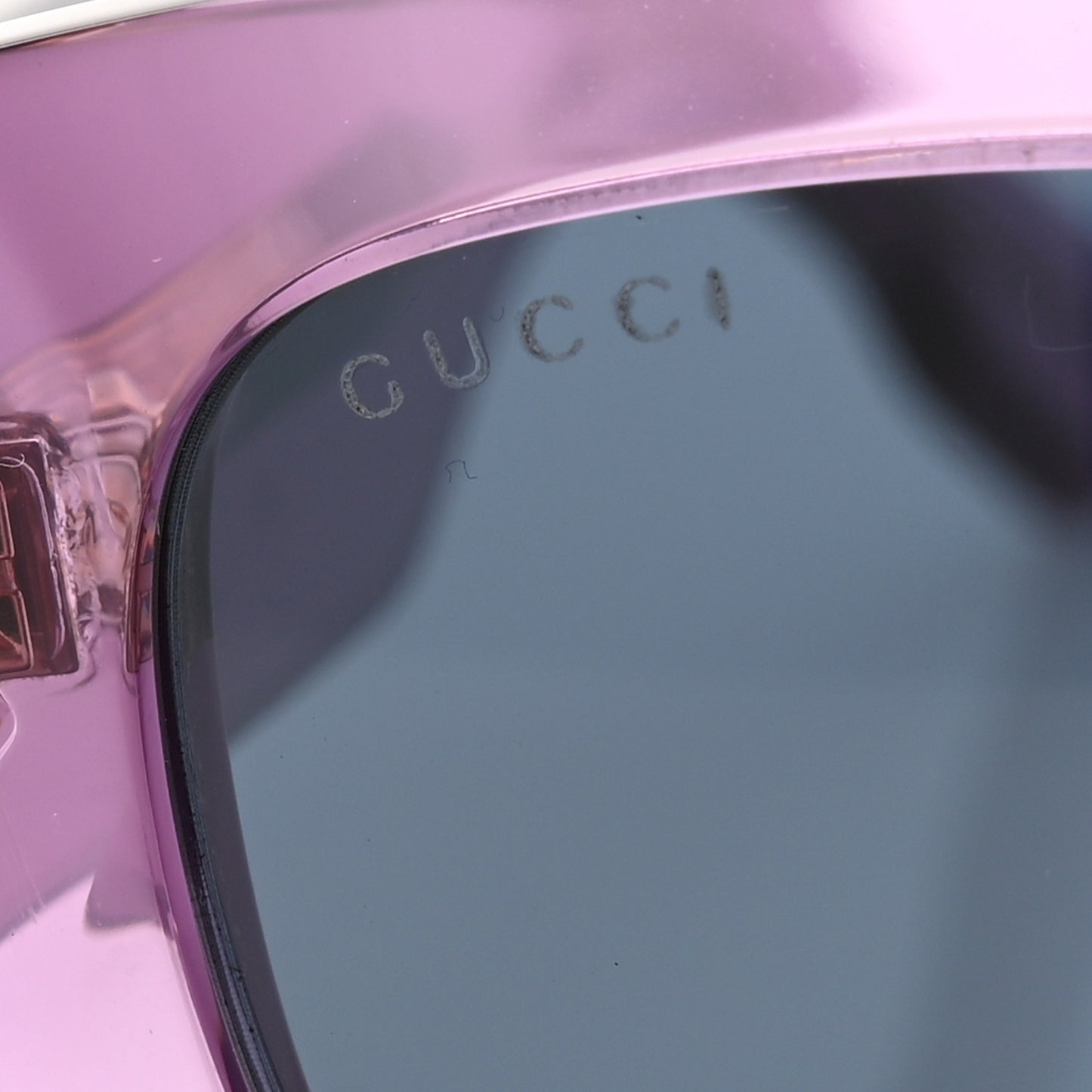 Acetate Rectangle Frame Sunglasses GG12156S Purple