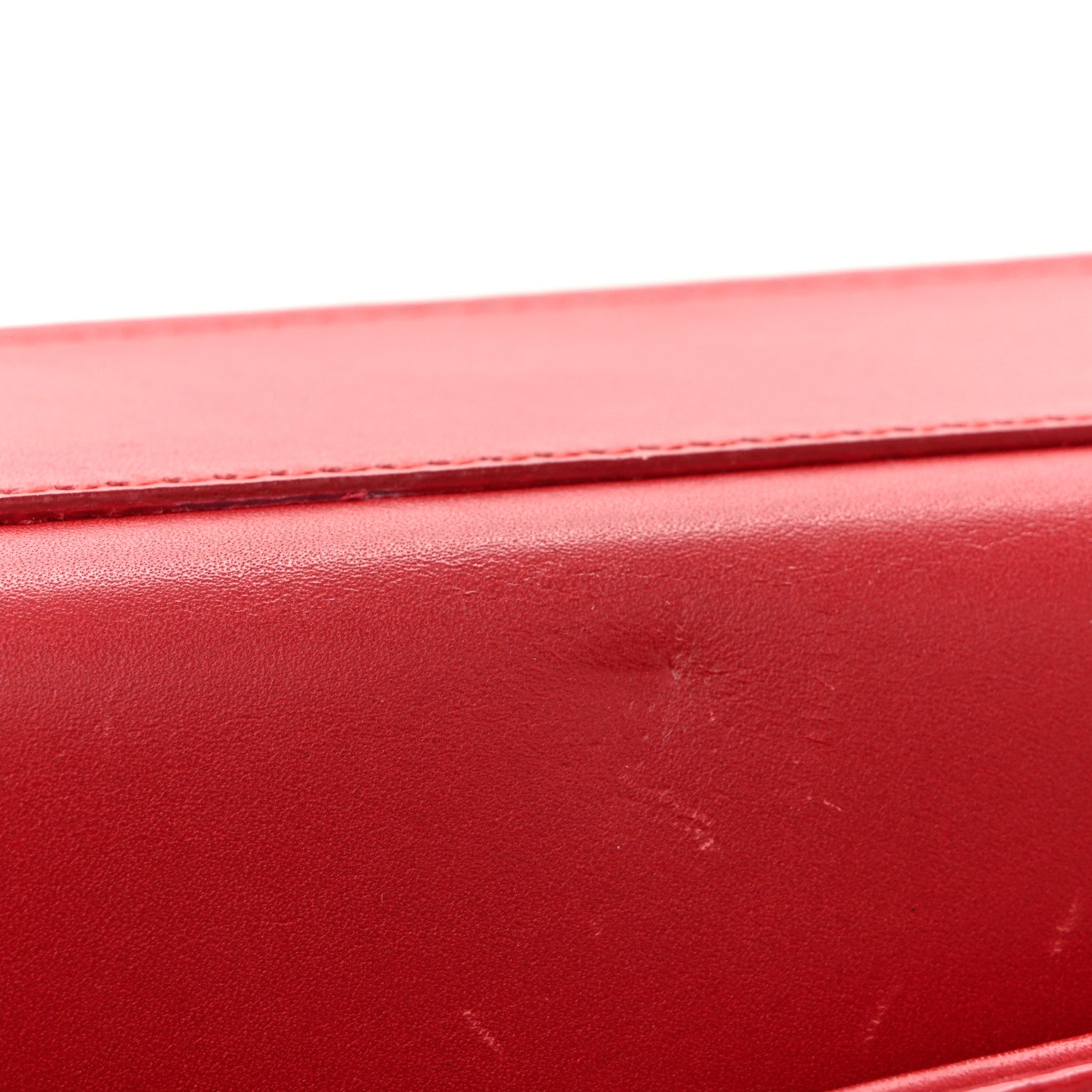 Saint Laurent Smooth Calfskin Medium Classic Monogram Kate Tassel Satchel Lipstick Red 12 of 13