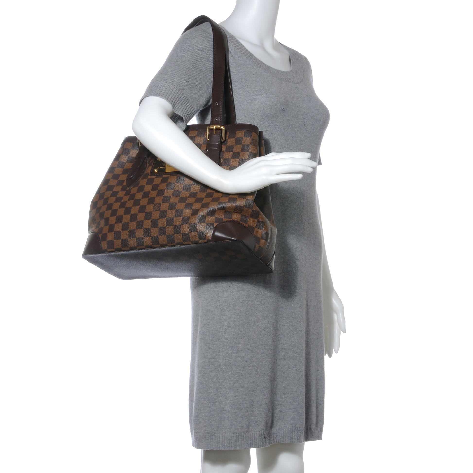 Louis Vuitton Damier Ebene Hampstead MM 2 of 7