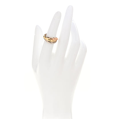 Cartier 18K Pink Yellow White Gold Classic Trinity Ring 52 6 2 of 5