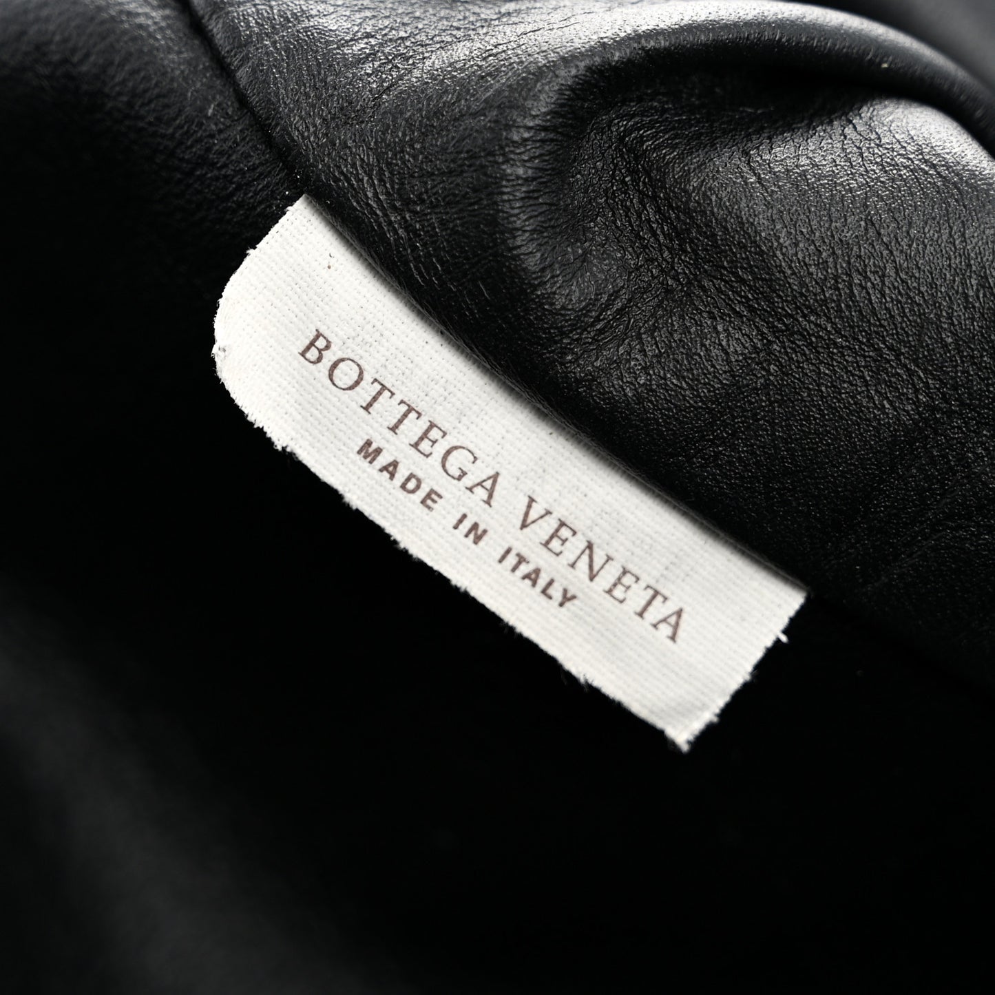 Nappa Maxi Intrecciato The Pouch Oversized Clutch Black