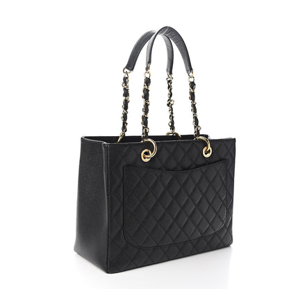 Chanel Caviar Quilted Grand Shopping Tote GST Black 2 of 10