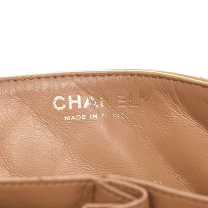 Chanel Lambskin Quilted East West Flap Beige 6 of 17