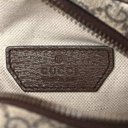 Gucci GG Supreme Monogram Web Mini Ophidia Double Zip Messenger Bag Beige New Acero 6 of 10