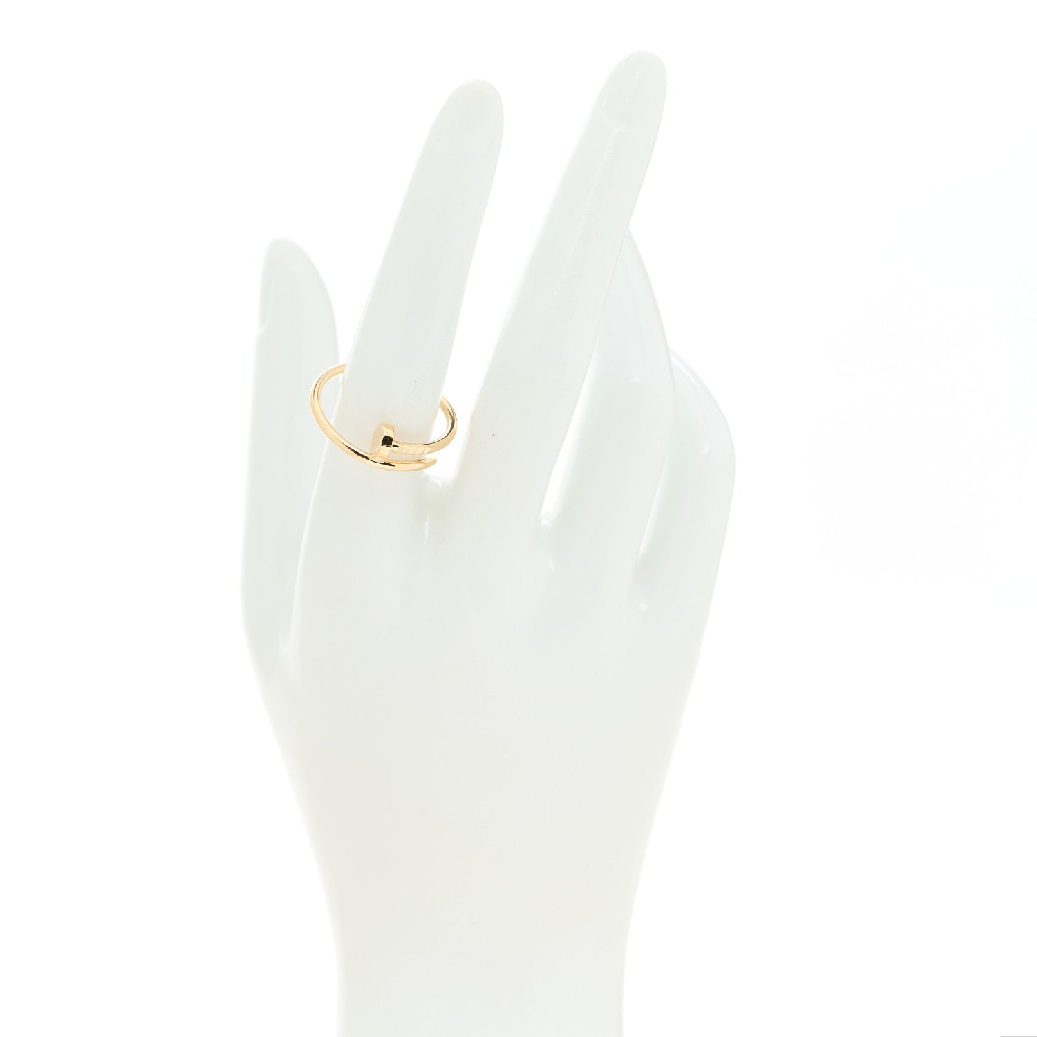 Cartier 18K Yellow Gold Small Juste Un Clou Ring 59 8.75 2 of 5