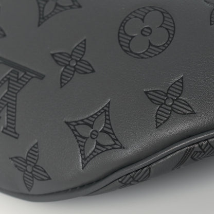 Louis Vuitton Calfskin Monogram Shadow Discovery Bumbag PM Gray 11 of 11
