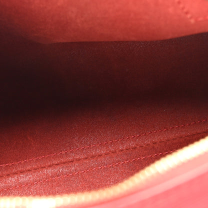 Louis Vuitton Epi Speedy 30 Castillan Red 5 of 9