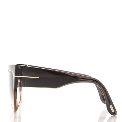 Tom Ford Anoushka Sunglasses TF371 Melange Grey Peach 3 of 8