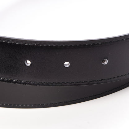Hermes Box Togo 32mm Belt Strap 85 Black Chocolate 5 of 6