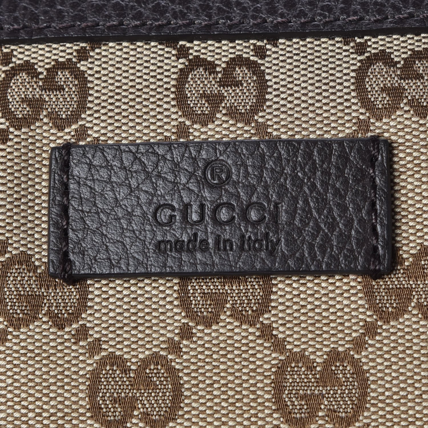 Gucci GG Monogram Large Joy Tote Bag Dark Brown 8 of 11